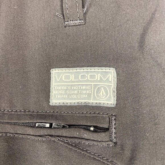 Volcom Surf & Turf 4 Way Stretch Athletic Shorts Black Color Mens Size 32 - Picture 7 of 10